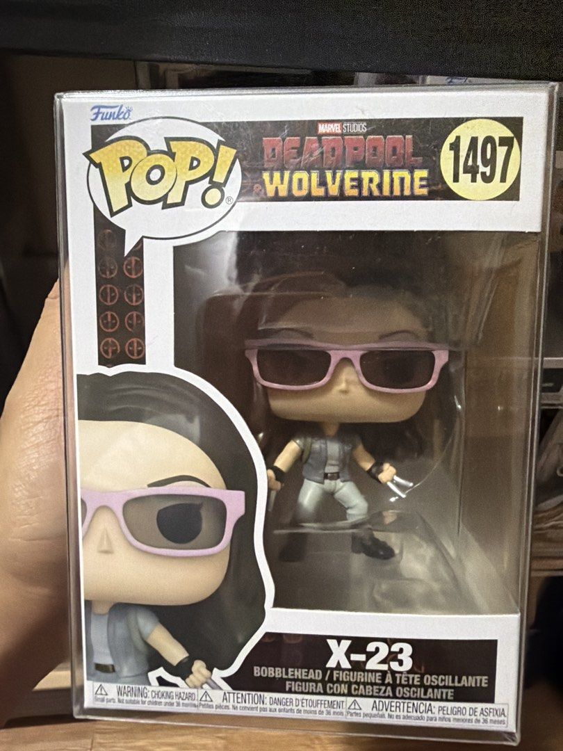 Funko Pop! Deadpool & Wolverine X-23 #1497 (Category: Figurines & Statues) located in Taguig. Submitted by migsonpops (Listing ID 1455255410, Image 1). Description: 📦 Includes a used protector 📸 PM me for additional photos. 🚚 Shipping via Lalamove or LBC or J&T (shipping fee to be shouldered by the buyer). 💳 Payment via GCash. 📍 Meetup or pickup: Taguig City.