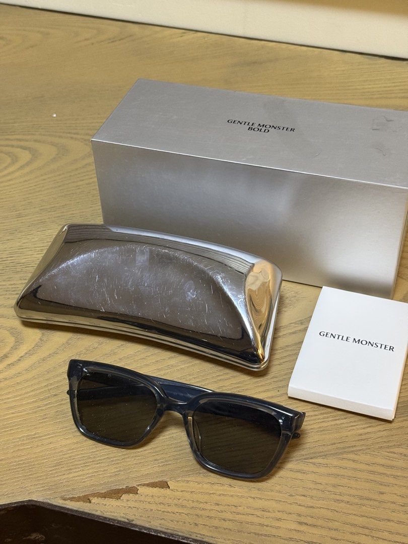 Gentle Monster Hesse Bold Collection (Category: Luxury Accessories) located in Cainta. Submitted by disposing_things (Listing ID 1455306805, Image 1). Description: Gentle Monster Hesse GC13 Complete inclusions (case, box, paper bag, cards) In very good condition .