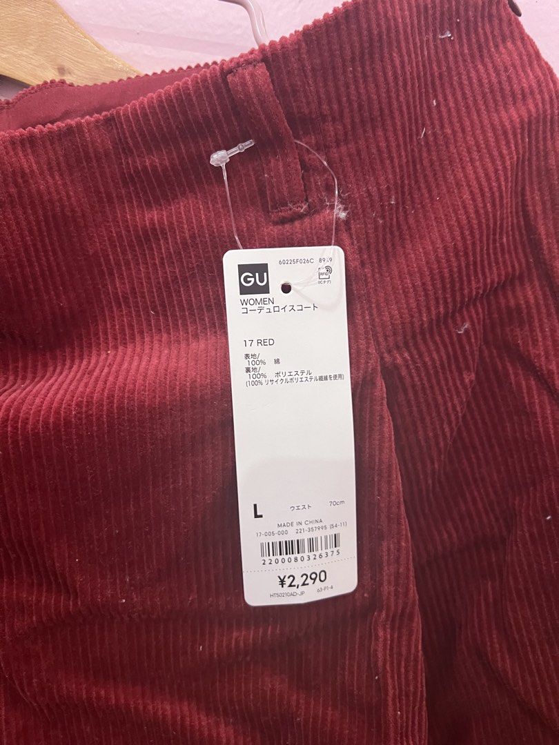 GU Japan Corduroy Skort Large BNWT (Category: Skirts) located in Ipil. Submitted by ipilcity (Listing ID 1455206287, Image 2). Description: .