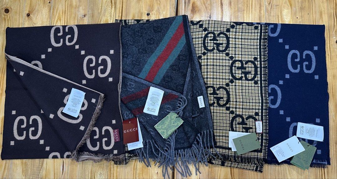 Gucci scarf (Category: Luxury Accessories) located in Atok. Submitted by fullroom.dgs (Listing ID 1455193557, Image 1). Description: Gucci scarf brandnew can sell in bulk.