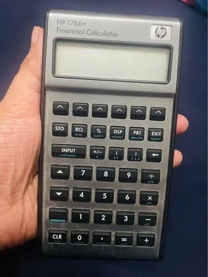 HP 17bII+ Financial Calculator (Category: Office & Business Technology) located in Santa Maria. Submitted by lovelymaex08 (Listing ID 1455166511, Image 2). Description: No issue except minor hairline scratches. This was sent to me brand new by my boss from US Texas needed for my VA job because I can’t find anything like this specific financial calculator here. Apparently, it’s made in the Phil. Best for accounting! :) I placed a brand new battery