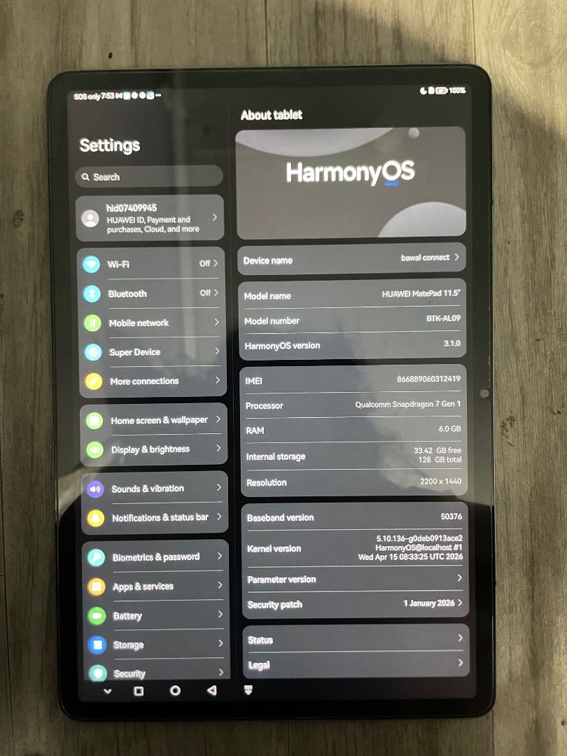 huawei matepad 11.5 (Category: Android) located in Taguig. Submitted by gentle_trishamaecaba (Listing ID 1455254353, Image 3). Description: what you see is what you get inclusion: unit keyboard case .