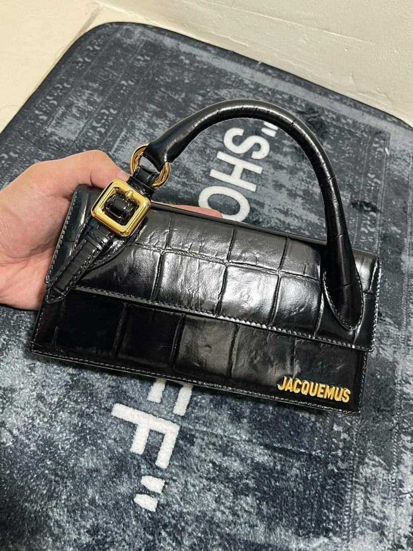 Jacquemus Le Chiquito long boucle bag (Category: Shoulder Bags) located in Manila. Submitted by ac3_03 (Listing ID 1455210195, Image 1). Description: Selling‼️ Jacquemus Le Chiquito long boucle bag With dust bag Excellent condition Money back if proven fake🫰🏽 📍manila or cavite .