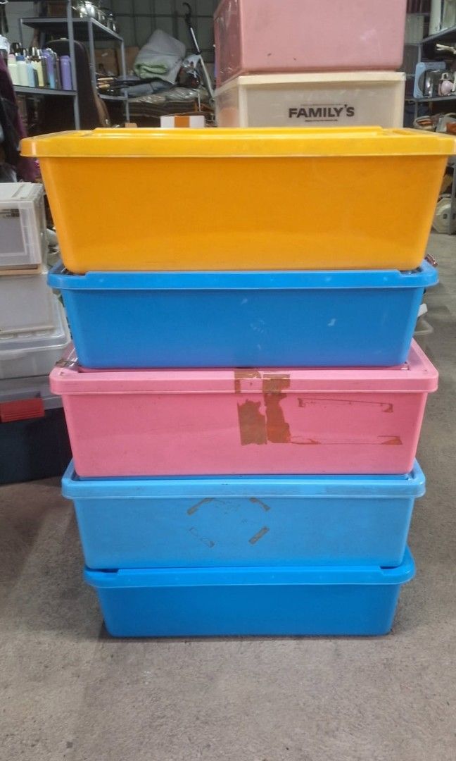 JAPAN PLASTIC CONTAINER STORAGE (Category: Storage Boxes & Baskets) located in San Fernando. Submitted by shekinahglorysurplus (Listing ID 1453334617, Image 3). Description: 🇯🇵JAPAN SURPLUS CONTAINER STORAGE FOR CLOTHES AND ANYTHING.. BIG SIZE AVAILABLE COLOR- BLUE, PINK, YELLOW 350 PESOS EACH ONLY LOC- SAN FERNANDO PAMPANGA DROP & GO, MEET UP OR LALAMOVE.