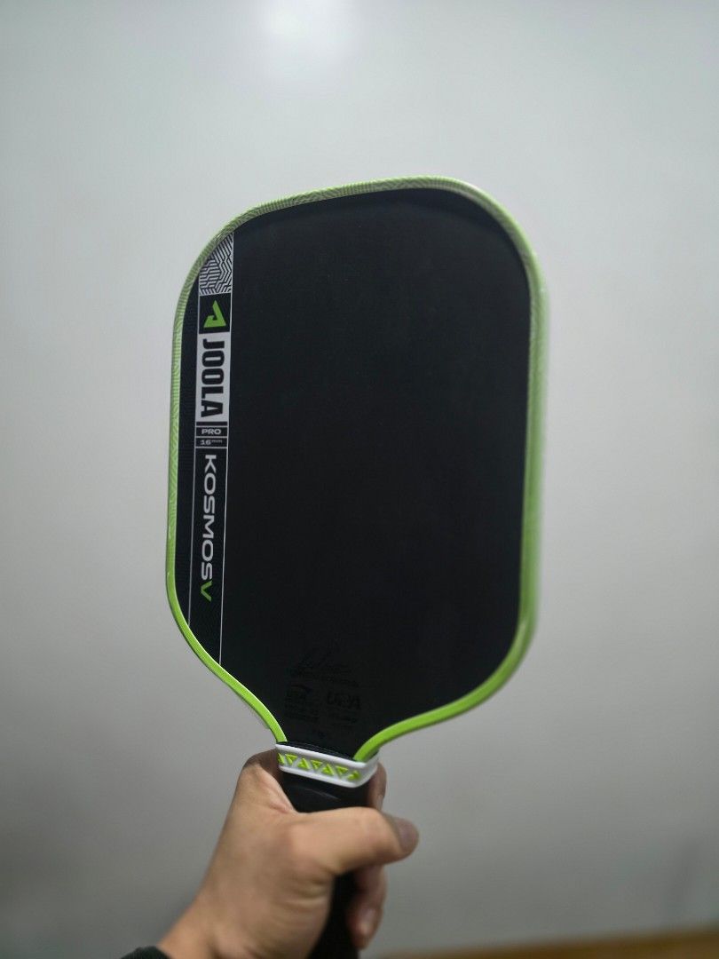 JOOLA KOSMOS V PRO 16mm Pickleball Paddle (Category: Racket and Ball Sports) located in San Fernando. Submitted by jaywill8 (Listing ID 1455248677, Image 3). Description: - JOOLA KOSMOS V PRO 16mm pickleball paddle - Used for approximately 1 month - Barely used - Selling as is (please check photos for details) nego pampanga area.