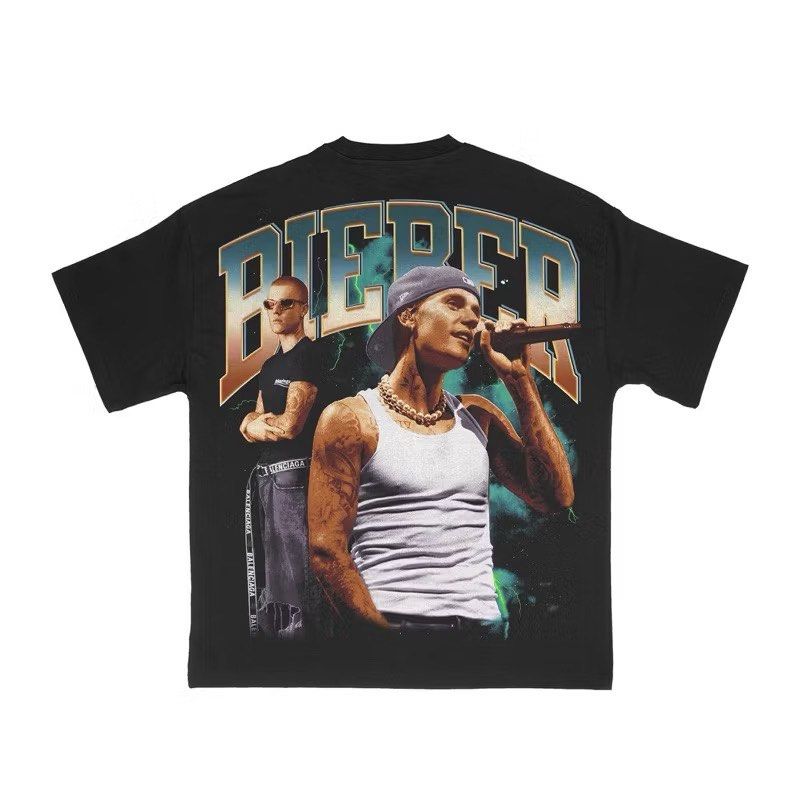 Justin Bieber Graphic Vintage Bootleg Tee (Category: Shirts) located in Marikina City. Submitted by value_hub25 (Listing ID 1455250037, Image 2). Description: -Front and Back Print - S to XL Available .