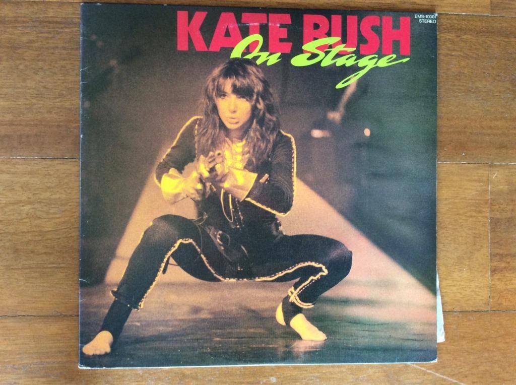 Kate Bush On Stage Vinyl Record LP (Category: Vinyls) located in Silang. Submitted by lorenzo0000 (Listing ID 1455171069, Image 2). Description: - Kate Bush 'On Stage' vinyl record - Features live performances - Includes tracks like 'Them Heavy People' and 'James and the Old Gun' - A must-have for any Kate Bush fan.