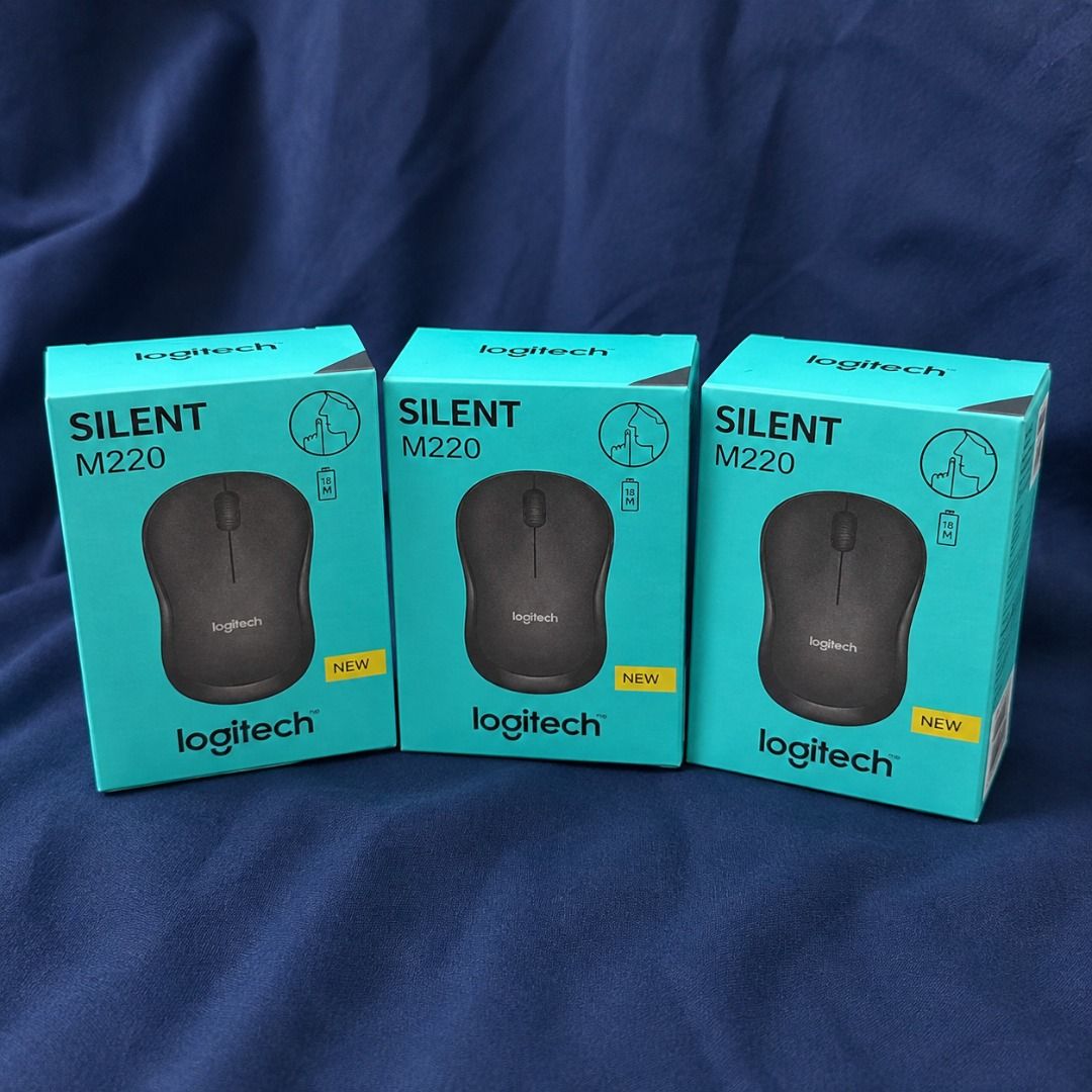 Logitech M220 Silent Wireless Mouse (Category: Mouse & Mousepads) located in Caloocan City. Submitted by hastreiter67336 (Listing ID 1455165545, Image 2). Description: - Logitech M220 Silent Wireless Mouse - Compact and quiet design for undisturbed work - Easy plug-and-play setup with USB receiver - Extended battery life up to 18 months - Compatible with Windows, Mac, Chrome OS, and Linux - Ideal for everyday computing needs.