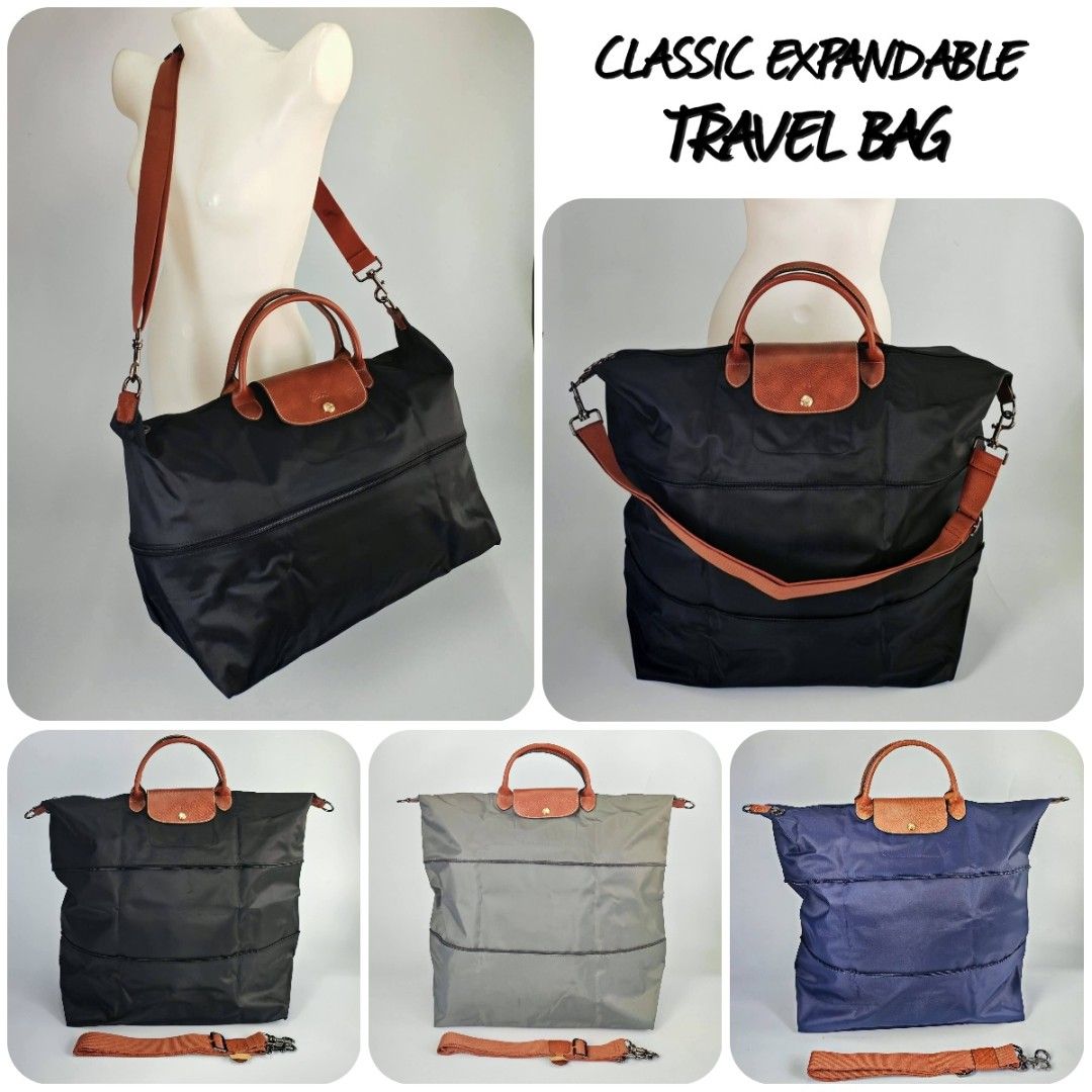 LONGCHAMP classic le pliage expandable travel bag (Category: Tote Bags) located in Quezon City. Submitted by brittneytan (Listing ID 1455225627, Image 1). Description: .