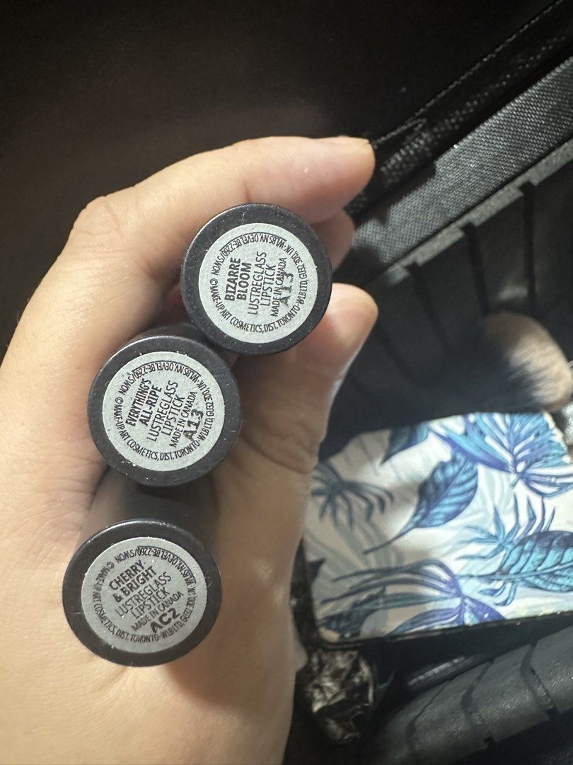 MAC Mini Lipstick Set (Category: Makeup) located in Manila. Submitted by warmfish-1441 (Listing ID 1455299977, Image 2). Description: Authentic, bought in MAC Sold as set.
