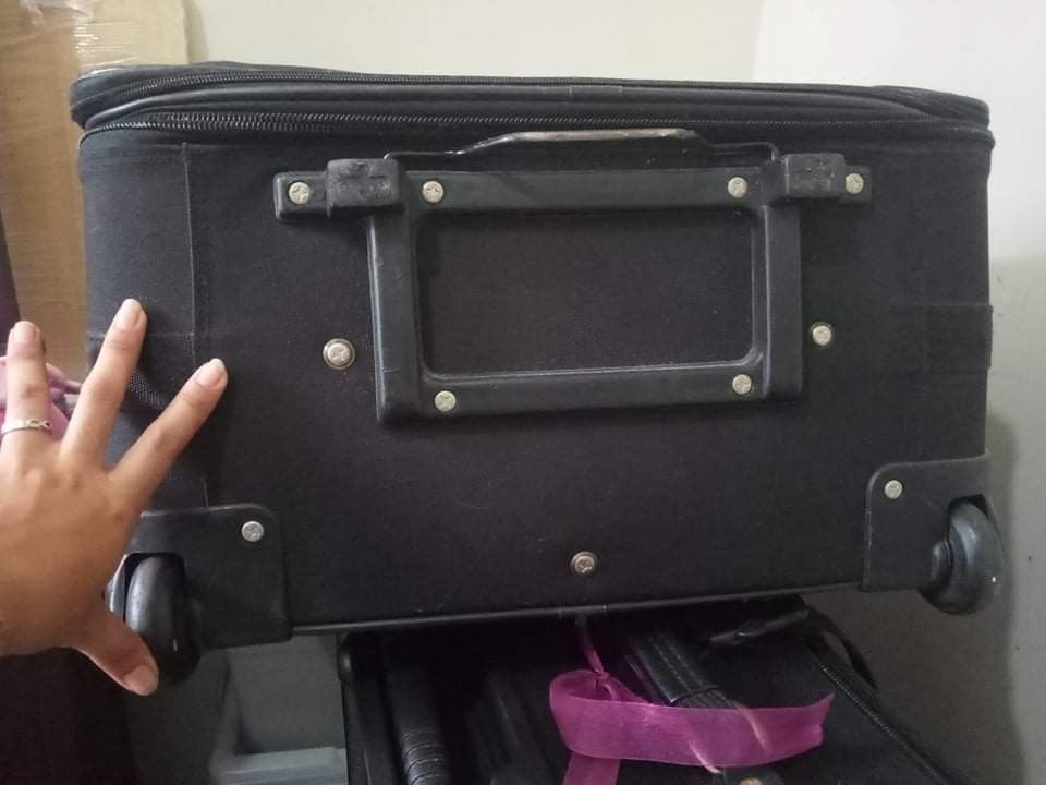 Maleta / luggage bag (biggest size) (Category: Luggage) located in Marikina City. Submitted by lotsofdeclutter (Listing ID 1455306732, Image 3). Description: Old vintage maleta. Ung mga maleta nun na tela pero suprr tibay.