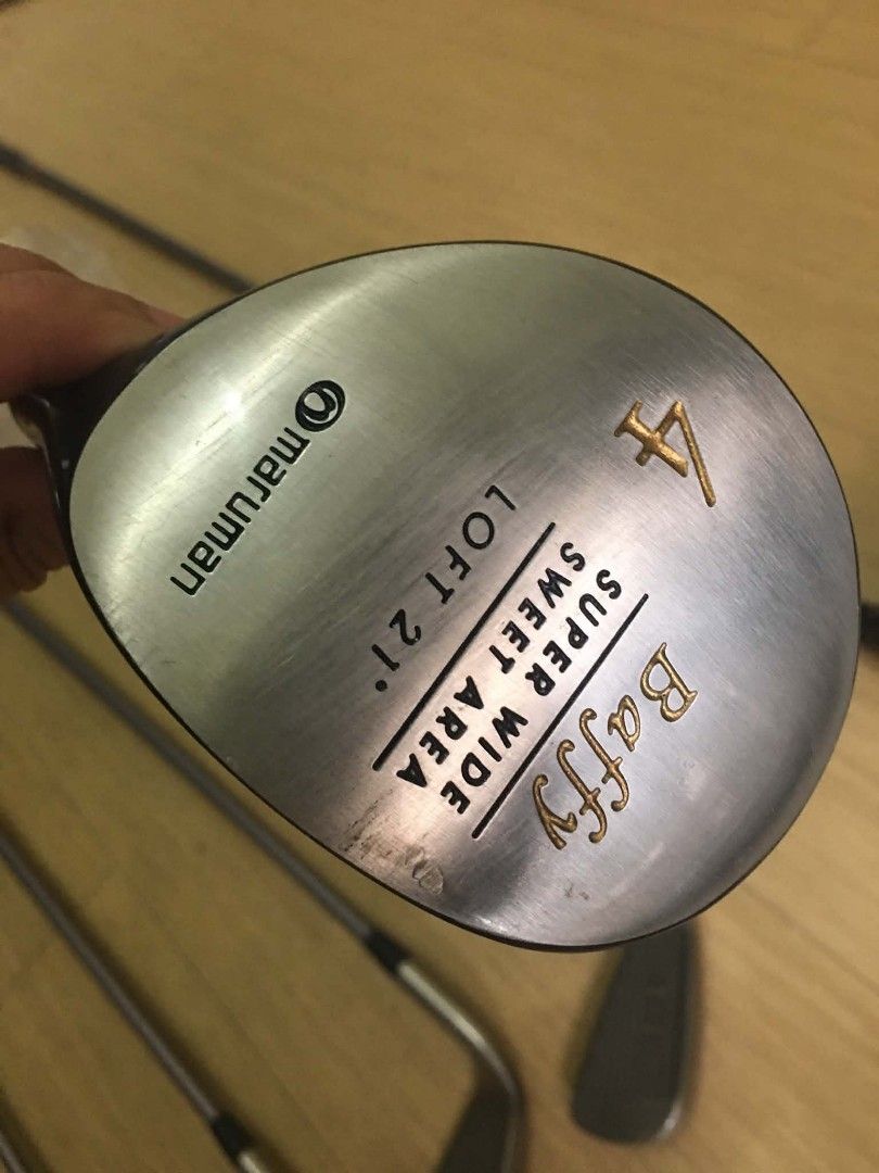 MARUMAN 7 PIECE SET (Category: Golf) located in Manila. Submitted by ssupelyk (Listing ID 1455197454, Image 3). Description: MARUMAN 7 PIECE SET INCLUSION: 1 x Maruman Driver 1 x Maruman PUZZ #4 Fairway Wood (Baffy, 21° Loft) - Super Wide Sweet Area 4 x Maruman PUZZ Low Gravity Cavity Back Irons / Wedges 1 x Putter 📍PICK UP SA MISMO KUNG BAHAY MANDALUYONG.