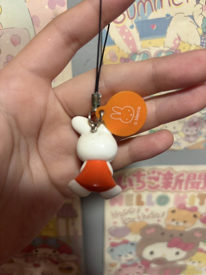 Mercis Bv Miffy Orange Phonestrap Charm Keychain (Category: Charms) located in Muntinlupa City. Submitted by matchalinlin (Listing ID 1455286253, Image 2). Description: .