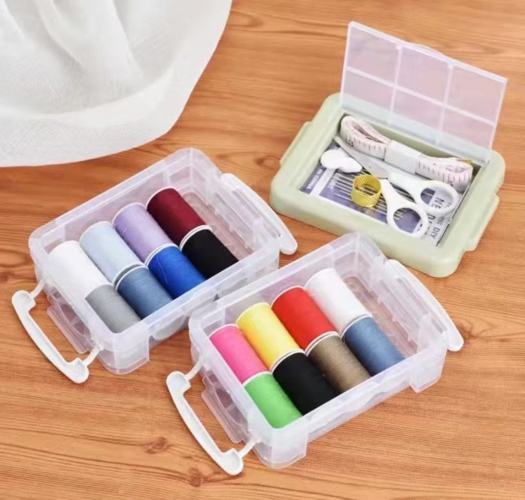 Mini Sewing Kit Box Set(30pcs) (Category: Stationery & School Supplies) located in Manila. Submitted by lotty_2489 (Listing ID 1455197158, Image 2). Description: Brandnew Onhand GoodQuality COD GcashPayment #09706504365 Charm.