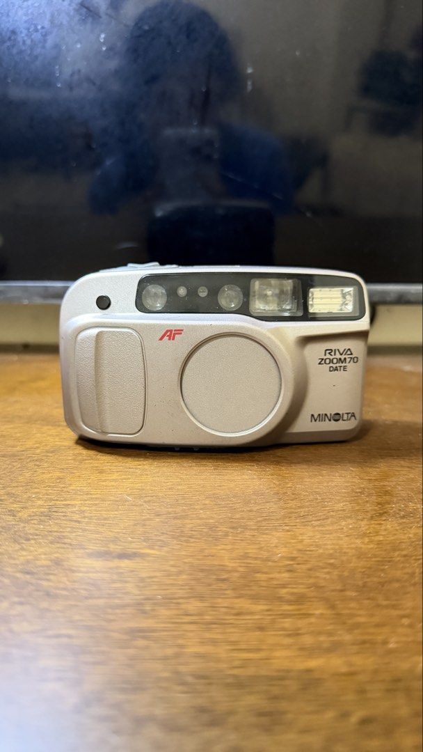Minolta Riva Zoom 70 Date AF Camera (Category: Cameras) located in Manila. Submitted by moribymary-on_ig (Listing ID 1455291880, Image 3). Description: - Minolta Riva Zoom 70 Date camera - Compact point-and-shoot style -Uses 35mm film roll - Autofocus for easy shooting - Built-in Date function to imprint photos - Lens and body in clean condition - Perfect for casual photography and capturing memories This is a film camera so you need to buy your 