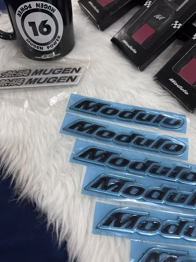 Modulo keyholders & stickers (Category: Emblem, Sticker and Decals) located in Quezon City. Submitted by celine_25 (Listing ID 1455162770, Image 2). Description: Modulo key holders Modulo sticker Honda face masks.