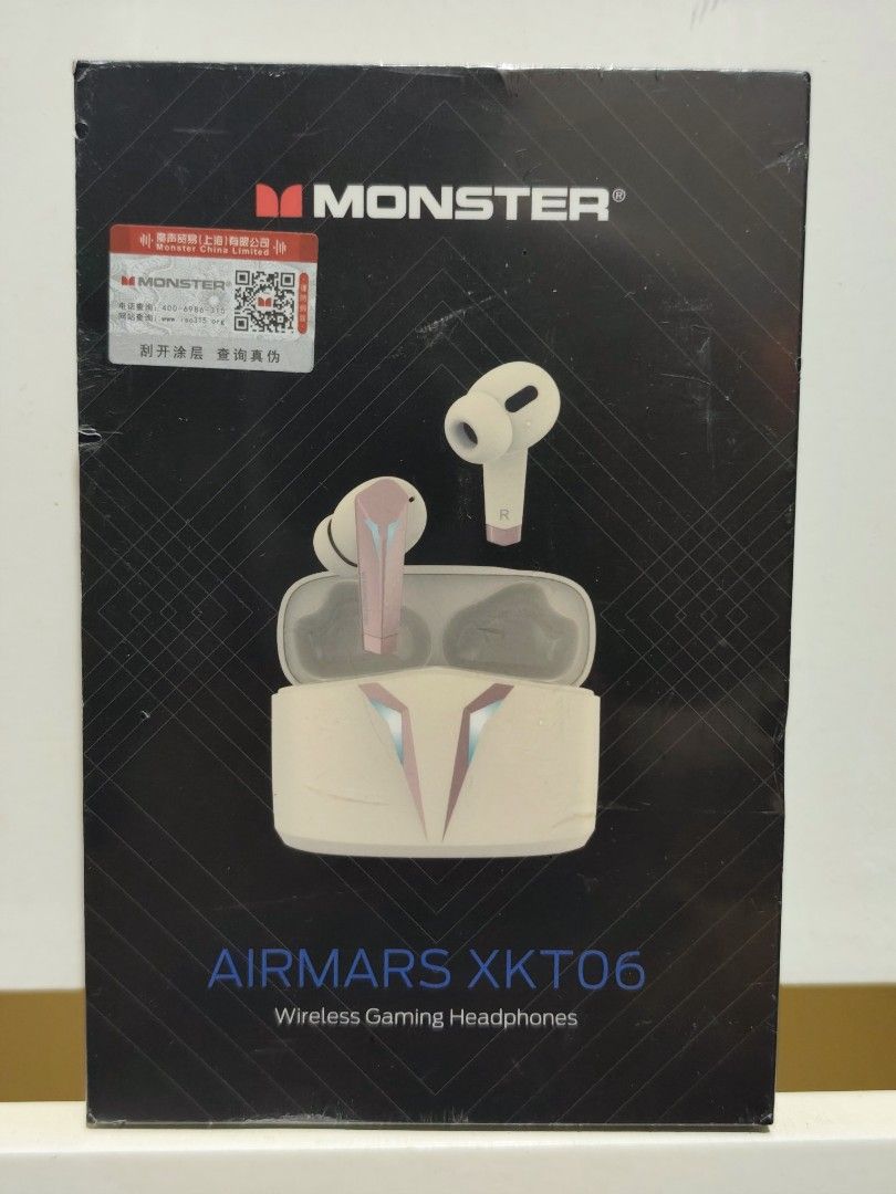 Monster: airmars xkt06 (Category: Earphones) located in Rizal. Submitted by royalty1998 (Listing ID 1455197065, Image 1). Description: brand new wireless gaming headset Bluetooth functionality ergonomic design 22 hrs of play time charging time is 1.5 hrs.