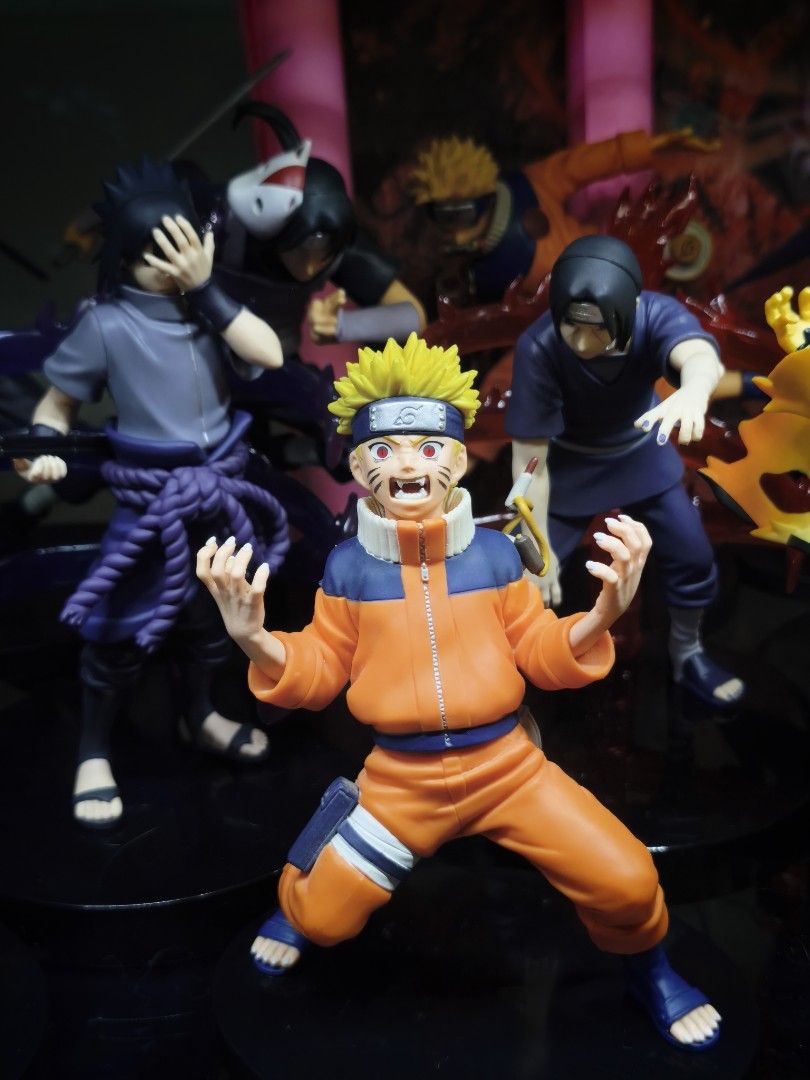 Naruto & Sasuke Action Figures Set (Category: Figurines & Statues) located in Manila. Submitted by live_thorz (Listing ID 1455295289, Image 3). Description: Banpresto Vibration stars Naruto and Sasuke set - Set of Naruto and Sasuke action figures - Features dynamic poses straight from the anime - Comes with black display bases - Ideal addition to any Naruto fan's collection.