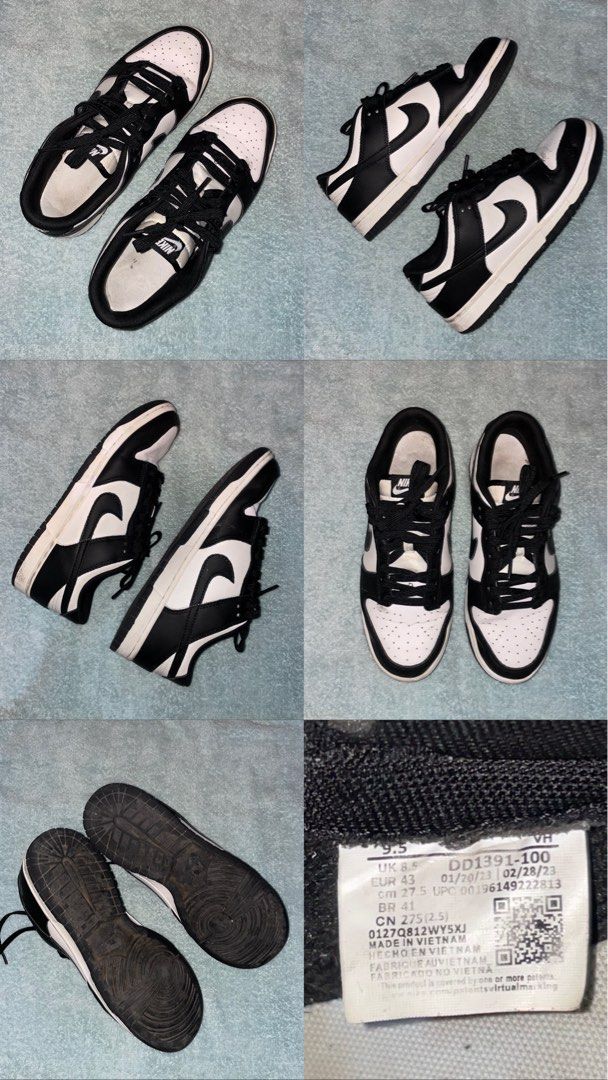 nike panda low dunk shoes (Category: Sneakers) located in Caloocan City. Submitted by shop.jeo (Listing ID 1455306373, Image 1). Description: ⚠️ no box included 📩 send dm if interested!.