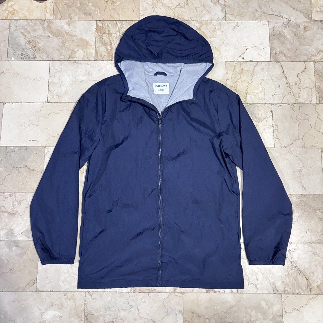 Old Navy Windbreaker Jacket (Category: Coats, Jackets and Outerwear) located in Taguig. Submitted by _esse (Listing ID 1455248497, Image 2). Description: XXL on tag Color may vary due to lightning.