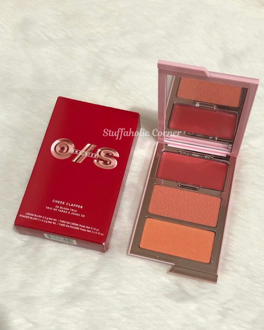 ONE SIZE CHEEK CLAPPER|3D BLUSH TRIO (Category: Makeup) located in Manila. Submitted by jl.stuffph (Listing ID 1455212462, Image 2). Description: ✨️🥰 ONE SIZE CHEEK CLAPPER 🥰✨️ ▪︎ 3D BLUSH TRIO ▪︎ 🧿 1,700.00 pesos 🥳 ♡ 2 SHADES AVAILABLE ♡ 🧡 FREAKY PEACH 🤎 RICH BETCH ✨️ BRAND NEW & 💯 AUTHENTIC ✨️ FRESH FROM USA 🇺🇸.