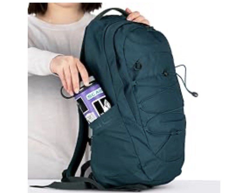 Osprey Axis Backpack 24/7 series (Category: Backpacks) located in Quezon City. Submitted by ashdye (Listing ID 1455185430, Image 3). Description: * Padded laptop sleeve (fits up to most 15” laptops). * Front panel bungee compression and storage * Heat embossed scratch-free slash pocket * Dual stretch mesh water bottle pockets * Loop for blinky light attachment * Magazine / document sleeve * Internal organization .