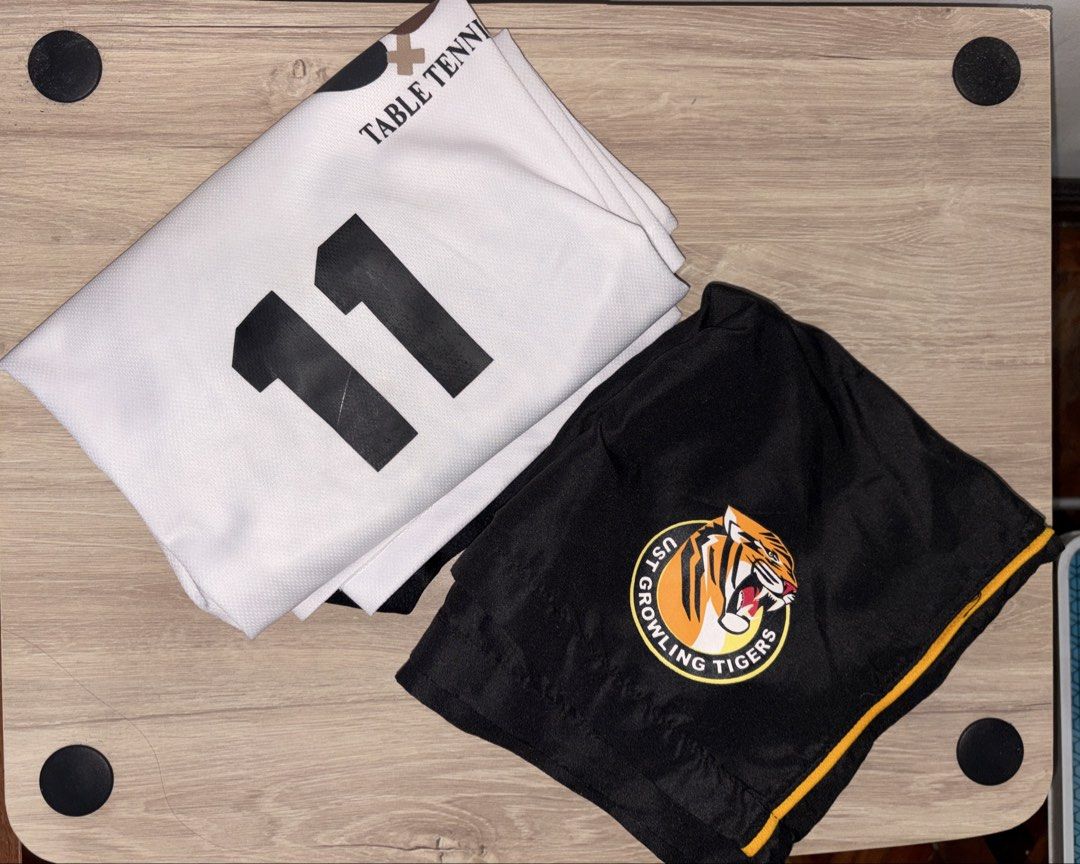 PATHFIT TABLE TENNIS | UST | #11 (Category: Sets or Coordinates) located in Quezon City. Submitted by sofxhia100 (Listing ID 1455319361, Image 1). Description: 🔔 PATHFIT TABLE TENNIS UNIFORM Original price: ₱1,050 All Medium (M), lady-owned, and kept clean/hygienic. Bought from UST portal. Payment: Cash / GCash Delivery: Lalamove / UST meetup.