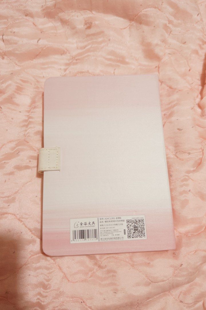 Pink Hardbound Journal Notebook (Category: Stationery & School Supplies) located in Manila. Submitted by ashleylazarte (Listing ID 1455215557, Image 3). Description: Condition: Pre-owned Flaws: - The first page have been used/written on. - Any other minor flaws are encircled in the photos for easy reference. Details: - Lined pages - Magnetic closure - The notebook was stored properly and is otherwise in good condition. Please review all photos ca