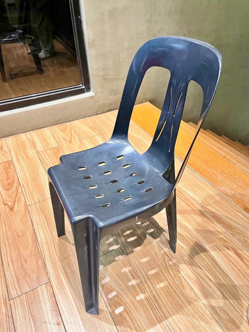 Plastic Stackable Chair (Category: Chairs) located in Pandi. Submitted by goryo.1986 (Listing ID 1455205927, Image 1). Description: - URATEX brand 1-5 pcs 249.00 each 6-10 pcs 229.00 each 10 pcs and up 209.00 each - Durable plastic chair - Ideal for events or extra seating - Stackable design for convenient storage - Available in black and white - Sturdy build for indoor and outdoor use.