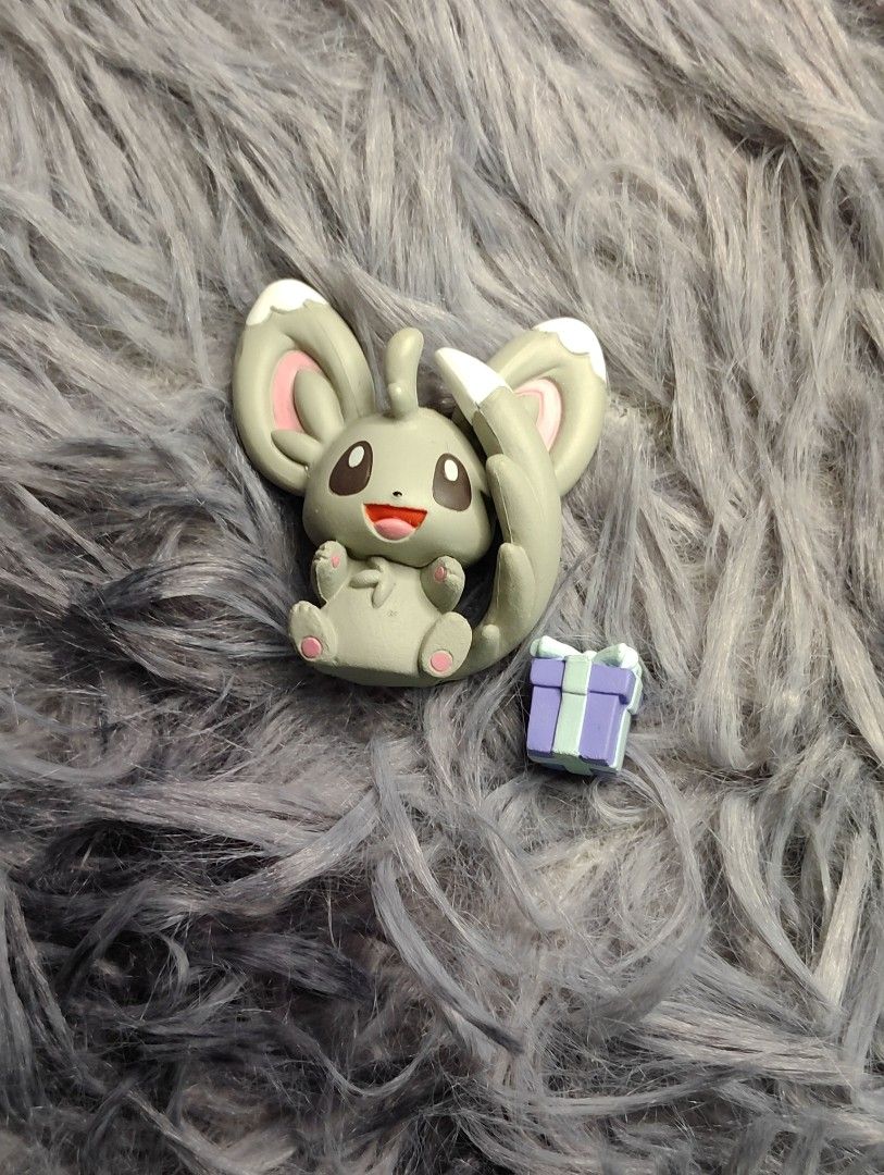 Pokemon Minccino mini figure (Category: Handmade Craft) located in Pasig City. Submitted by hazelscollectibles (Listing ID 1455194661, Image 1). Description: auth.