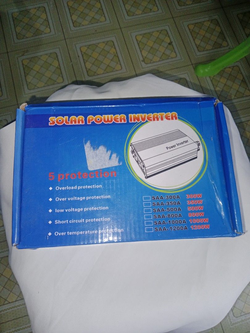 Power inverter DC to AC (Category: Electrical, Adaptors & Sockets) located in Malolos. Submitted by kabal28 (Listing ID 1455197898, Image 2). Description: Title: Power inverter Description: 1000 watts power inverter, DC 12v to AC 220V Price: 650 Payment method: G-cash / Pnbank Delivery options: (shoulder by buyer) J&T express, grab, lalamove, LBC.