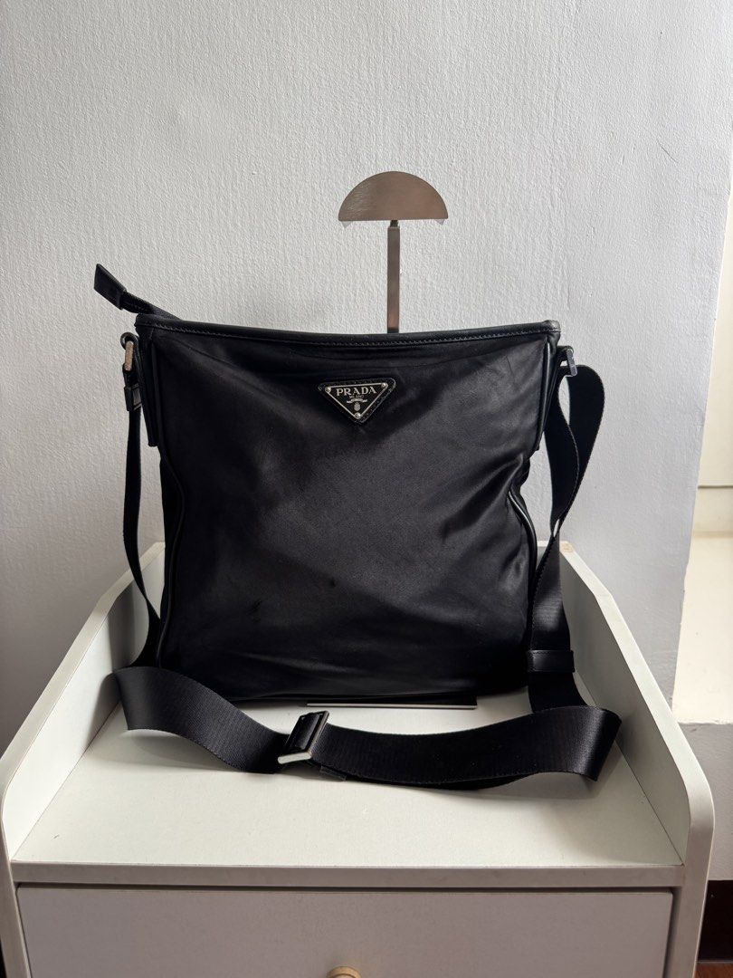Prada sling bag (lampo zip) (Category: Luxury Bags & Wallets) located in Mabalacat. Submitted by ccstyleavenue (Listing ID 1455209868, Image 1). Description: ‼️𝐏𝐥𝐞𝐚𝐬𝐞 𝐫𝐞𝐚𝐝 𝐚𝐧𝐝 𝐬𝐰𝐢𝐩𝐞 𝐩𝐨𝐬𝐭𝐞𝐝 𝐩𝐡𝐨𝐭𝐨𝐬 𝐟𝐢𝐫𝐬𝐭 𝐛𝐞𝐟𝐨𝐫𝐞 𝐬𝐞𝐧𝐝𝐢𝐧𝐠 𝐚 𝐦𝐞𝐬𝐬𝐚𝐠𝐞. 𝐑𝐞𝐩𝐥𝐢𝐞𝐬 𝐡𝐞𝐫𝐞 𝐚𝐫𝐞 𝐥𝐢𝐦𝐢𝐭𝐞𝐝. 𝐓𝐡𝐚𝐧𝐤 𝐲𝐨𝐮 𝐟𝐨𝐫 𝐮𝐧𝐝𝐞𝐫𝐬𝐭𝐚𝐧𝐝𝐢𝐧𝐠. 💕 -Korea soured -Thrift (NGA) always manage expectations for prel