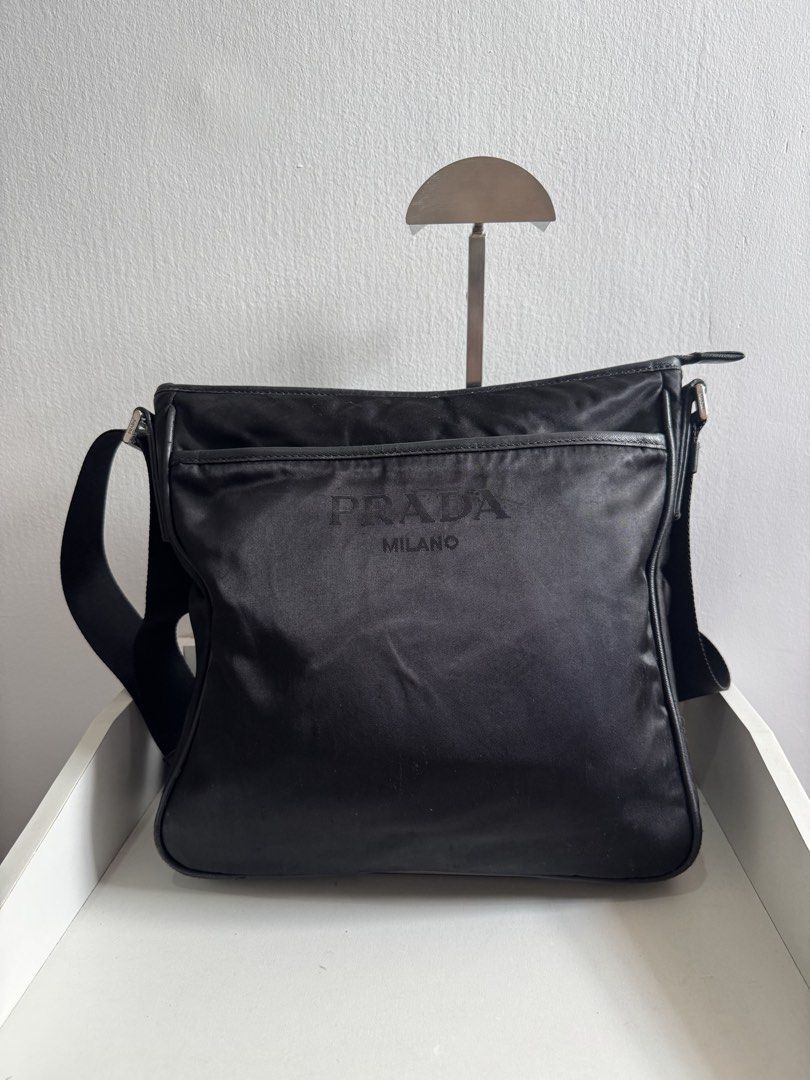 Prada sling bag (lampo zip) (Category: Luxury Bags & Wallets) located in Mabalacat. Submitted by ccstyleavenue (Listing ID 1455209868, Image 2). Description: ‼️𝐏𝐥𝐞𝐚𝐬𝐞 𝐫𝐞𝐚𝐝 𝐚𝐧𝐝 𝐬𝐰𝐢𝐩𝐞 𝐩𝐨𝐬𝐭𝐞𝐝 𝐩𝐡𝐨𝐭𝐨𝐬 𝐟𝐢𝐫𝐬𝐭 𝐛𝐞𝐟𝐨𝐫𝐞 𝐬𝐞𝐧𝐝𝐢𝐧𝐠 𝐚 𝐦𝐞𝐬𝐬𝐚𝐠𝐞. 𝐑𝐞𝐩𝐥𝐢𝐞𝐬 𝐡𝐞𝐫𝐞 𝐚𝐫𝐞 𝐥𝐢𝐦𝐢𝐭𝐞𝐝. 𝐓𝐡𝐚𝐧𝐤 𝐲𝐨𝐮 𝐟𝐨𝐫 𝐮𝐧𝐝𝐞𝐫𝐬𝐭𝐚𝐧𝐝𝐢𝐧𝐠. 💕 -Korea soured -Thrift (NGA) always manage expectations for prel