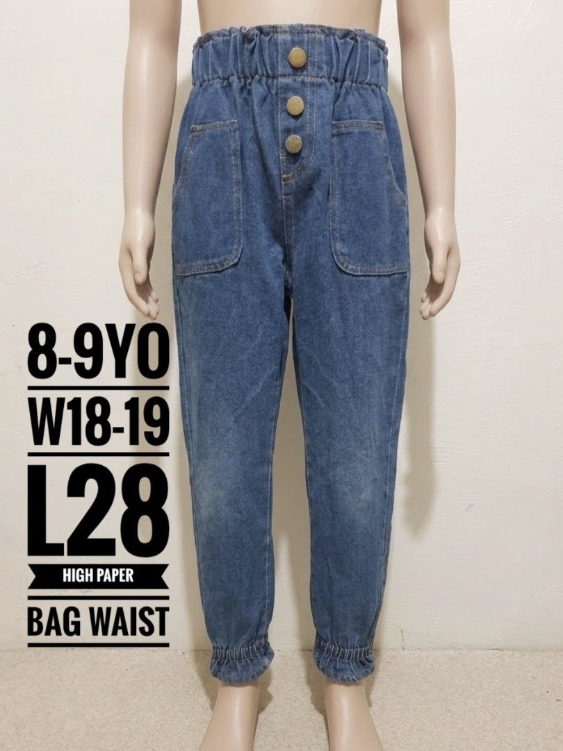 Preloved Girls Jeans/Pants (Category: Babies & Kids Fashion) located in Los Banos. Submitted by mckecollection (Listing ID 1455302894, Image 1). Description: mga preloved po ito price 100-200.