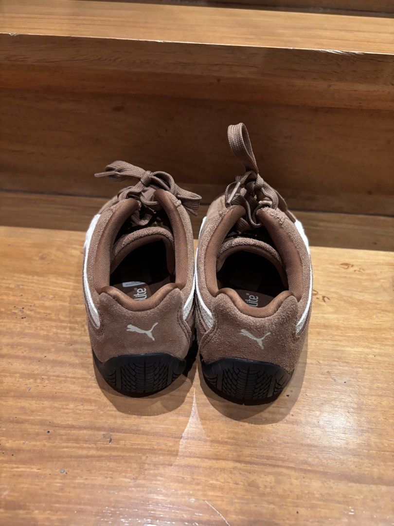Puma Brown Speedcat (Category: Sneakers) located in Pasig City. Submitted by d_cluttered (Listing ID 1455288417, Image 3). Description: Only worn to fit. Price is negotiable.