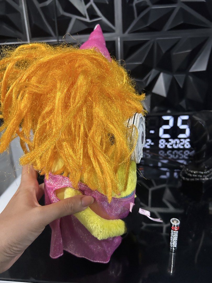 Rare Universal Studio Despicable Me Princess Minion Plush 11” (Category: Plushies & Soft Toys) located in General Trias. Submitted by aprilocampo0412 (Listing ID 1455200564, Image 2). Description: Rare Universal Studio Despicable Me Princess Minion Plush 11” Issue yung hair haggard na, bakbak yung sa eyeglass Kayo na lang magrestore 400 Loc Tanza Cavite.