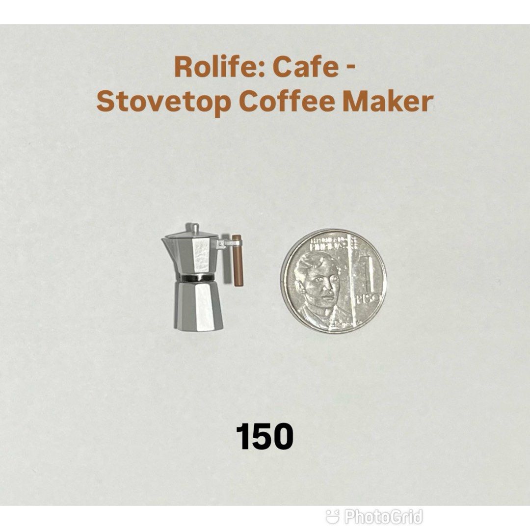 Rolife: Cafe - Stovetop Coffee Maker (Category: Coffee Machines & Makers) located in San Fernando. Submitted by figurebytes (Listing ID 1455290295, Image 1). Description: 📌Prices are in the picture provided 📌For dibs kindly PM us thank you 📌You can also go straight to our website for checkout (w/ shipping and transaction fee discount please use our code) 🤩 Website Link: https://enstack.ph/figurebytes 📌We only sell 100% authentic collectibles