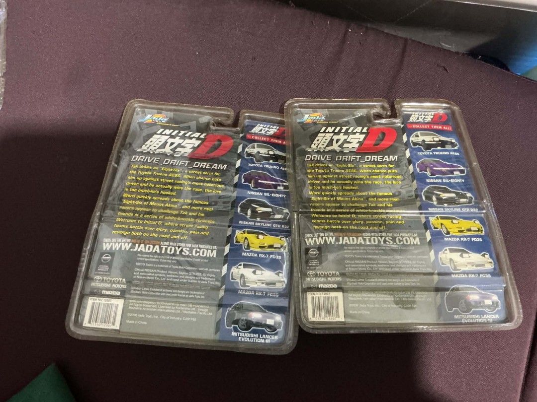 RUSH!!! INITIAL D JADA TOYS (Category: Figurines & Statues) located in Quezon City. Submitted by martineenguyen (Listing ID 1455311872, Image 2). Description: RUSH SALE FOR THESE TWO 2.5k each pwede pa tawaran basta meetup sa ever commonwealth need to sell kasi may habol na item..