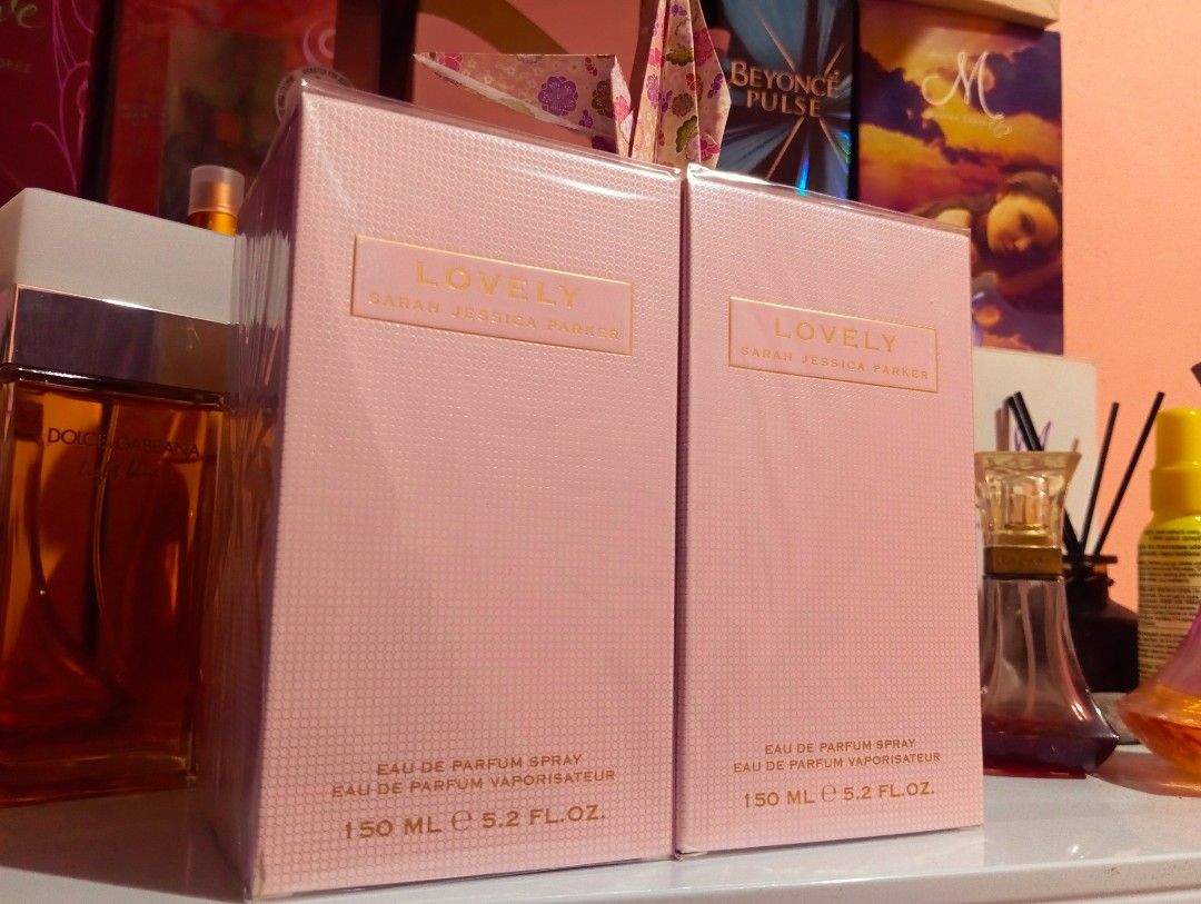 Sarah Jessica Parker Lovely (Category: Fragrance & Deodorants) located in Cavite. Submitted by aether-elementph_11 (Listing ID 1455188430, Image 2). Description: Sarah Jessica Parker Lovely 150ML EDP BIG SIZE!! FRESH FROM ITALY 🇮🇹 ORIGINAL LOCATION CAVITE CITY 📍.