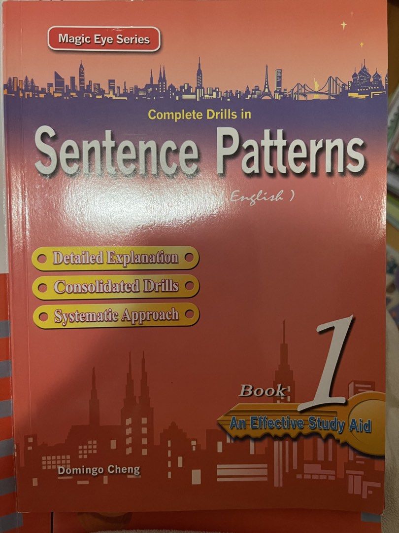 Sentence Pattern （分類：教科書）位於 Hong Kong。 由 naz060406024 提交（商品編號 1455230633，圖片 1）。簡介： 有幾版係寫過嘢。