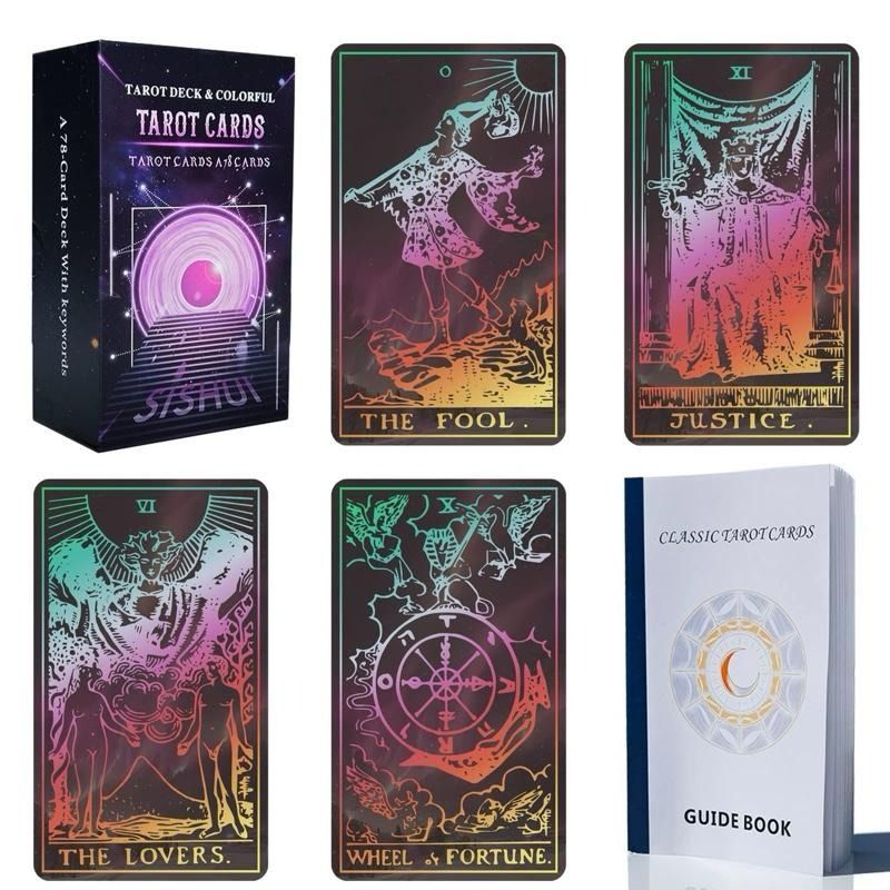 Sishui Tarot Deck & Colorful Tarot Cards (Category: Card Packs) located in Bacoor. Submitted by tarotstarofaquarius (Listing ID 1455287338, Image 2). Description: New and Sealed.