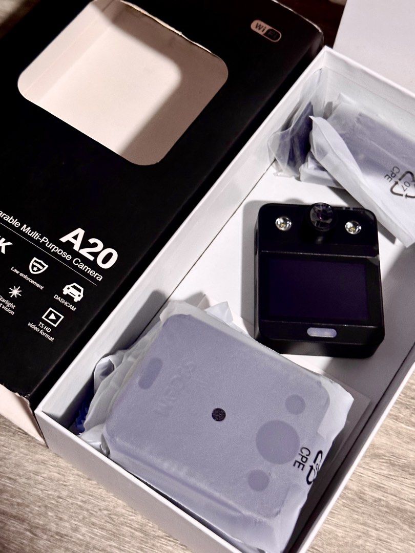SJCAM Vlog POV Body Camera A20 (Category: Video Cameras) located in Valenzuela. Submitted by serlinasshop (Listing ID 1455196399, Image 1). Description: Last price na po Original price neto nasa 8,000+ 😊 Complete yung box Bnew pwede icheck if meetup or pickup.