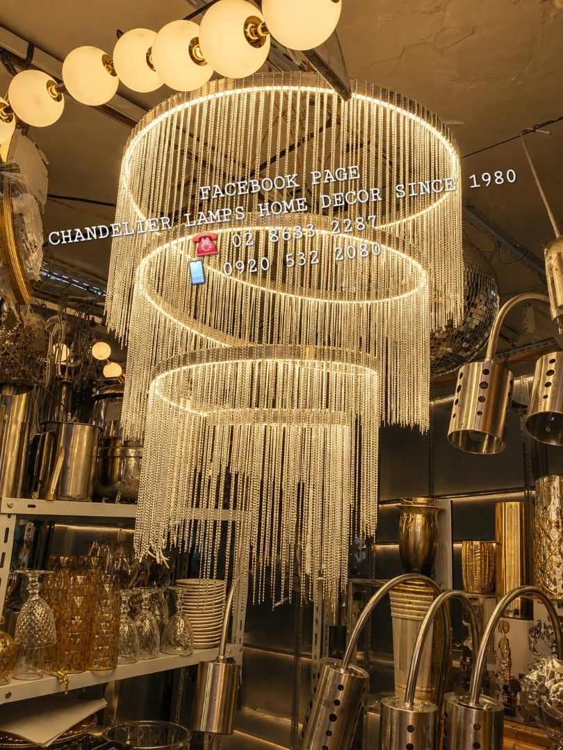Spiral modern hanging lighting fixtures (Category: Lighting) located in Antipolo. Submitted by homelightingtrading (Listing ID 1455243047, Image 1). Description: good news! Our 7-day promo sale got extended. If you're in Metro Manila, you can do cash on delivery. For provinces, we'll need payment first. All our brand-new stuff comes with a warranty, and we even have same-day delivery nationwide! 🚚📦 #CashOnDelivery #Warranty #TableLamp #desklamp