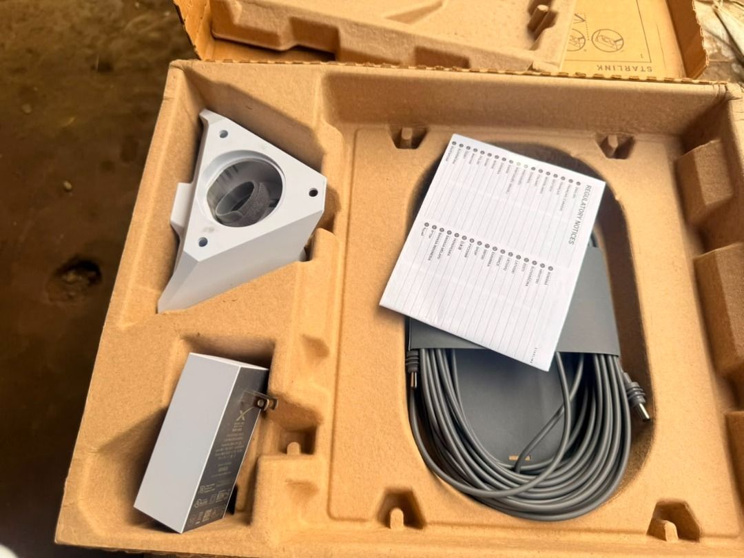 Starlink Mini Kit Portable Satelite (Category: Networking) located in Makati City. Submitted by jairalynad28426 (Listing ID 1455220762, Image 2). Description: ​Selling my Starlink Mini Kit, bought brand new around 9 months ago and never been used! ​Condition: Like new / In box feel / Never used ​Starlink-Account Status: Unactivated / Not tied to any account. Fresh and ready for you to activate on your own Starlink account right away without any t