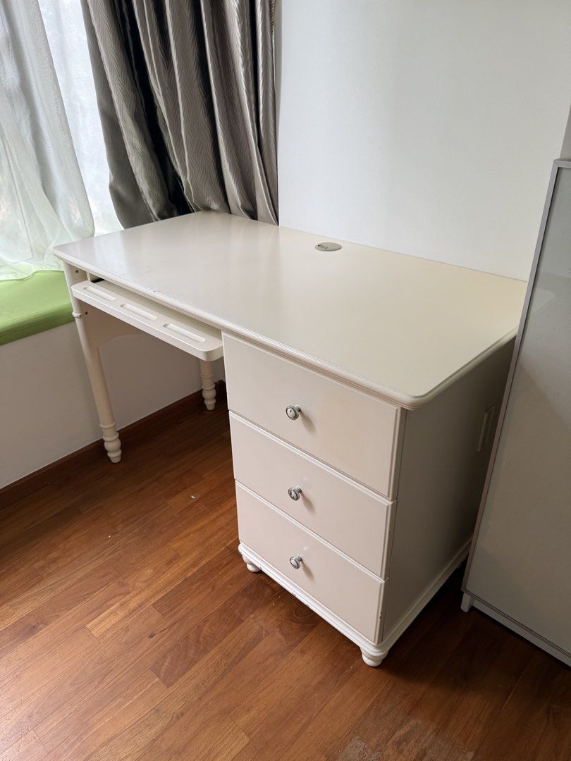 Study stable (Category: Tables & Sets) located in Singapore. Submitted by bb787 (Listing ID 1455275850, Image 3). Description: Study stable with keyboard drawer. Very sturdy, made from solid wood. Good for students. .