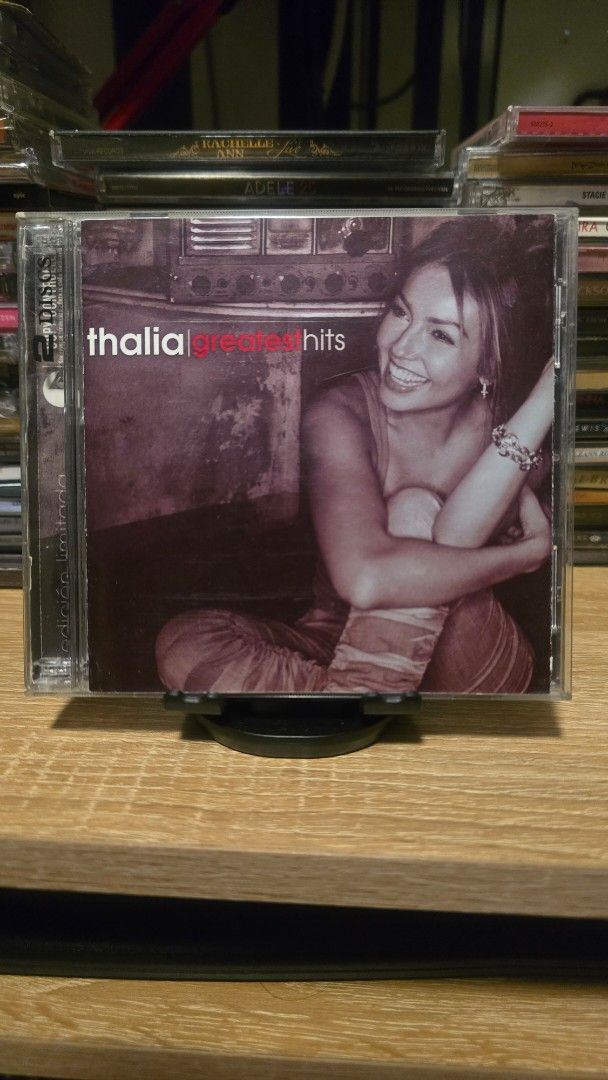 Thalia - Greatest Hits CD/DVD (Category: CDs & DVDs) located in Pasig City. Submitted by just.mel86 (Listing ID 1455315540, Image 1). Description: - Thalia's Greatest Hits CD - Features her most popular songs - Perfect for fans of Latin pop music - A classic collection you won't want to miss!.
