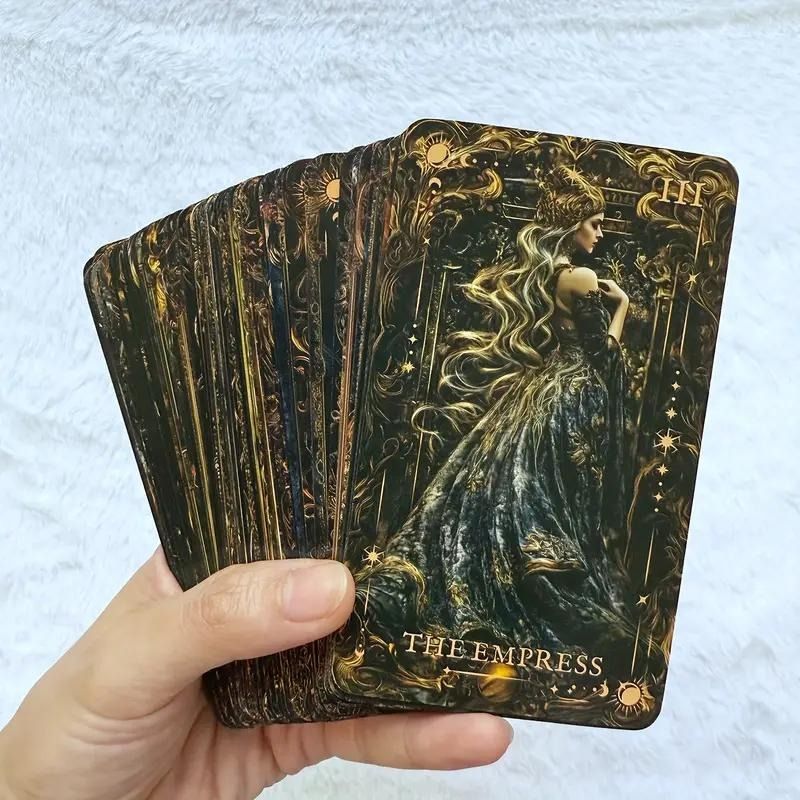 The Arcane Tarot Deck - Authentic (Category: Storybooks) located in Bacoor. Submitted by tarotstarofaquarius (Listing ID 1455276741, Image 3). Description: 78 Cards with Guidebook, Mysterious Tarot for Self-Discovery, Future Decision-making & Prophecy, Thanksgiving & Christmas Gift, 12x7cm/4.72x2.75inch, Tarot Cards, Spiritual Insight, Prophecy Guidance, Mystical Design, Occult Aesthetics, Highquality Finish, Durable Printing, Divination Tools, N