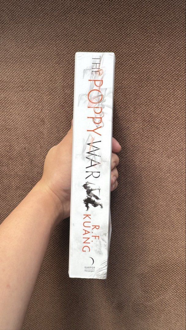 THE POPPY WAR by RF Kuang (Category: Storybooks) located in Manila. Submitted by oliverealon (Listing ID 1455209757, Image 3). Description: THE POPPY WAR by RF Kuang ₱800 (FREE SHIPPING if within Metro Manila) - UK Paperback - Bought but never read - Slight yellowed edges due to storage - No markings or creases MOP: Gcash MOD: J&T or Lalamove (FREE SHIPPING if within Metro Manila).