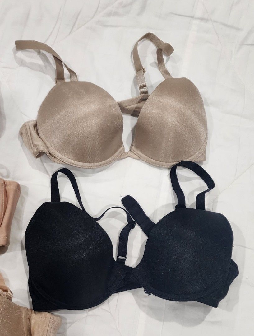 Triumph Maximizer Bras (B75) - Black & Nude (Category: Undergarments & Loungewear) located in Butuan. Submitted by sofiaharmonie (Listing ID 1455231948, Image 3). Description: - Set of 5 Triumph Maximizer bras - 3 pcs with removable strap and removable pads. wired. - 2 pcs Wired and Padded. - Includes 1 black and 4 nude/beige bras - Size: B75 -Condition: Like New. stored for awhile. rank a Condition. - Offers comfortable fit and good support - Pe