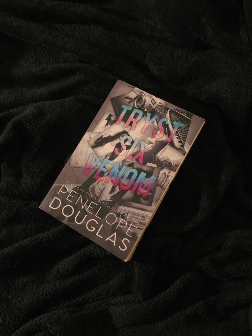 Tryst Six Venom by Penelope Douglas (Paperback) (Category: Storybooks) located in Porac. Submitted by contrapasso (Listing ID 1455282526, Image 1). Description: Tryst Six Venom by Penelope Douglas (Paperback) 💸 P550 + shipping fee - Some creasing on the cover edges due to handling (see photos). - Aside from that, the rest of the book is in great condition! The pages are clean and the binding is solid. No annotations and folds. RFS: Decluttering 
